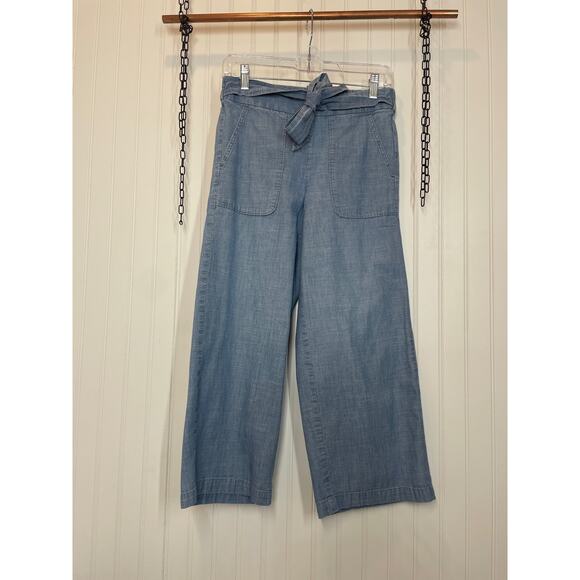 J. Crew & NYC Underground Wild Beauty T-Shirt & Belted Denim Pants Bundle Size S - Picture 6 of 9
